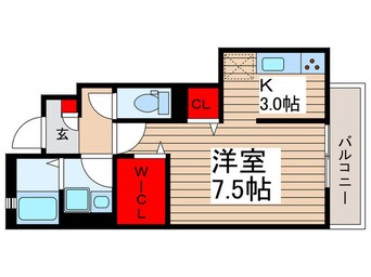 間取図 クレールシンシア