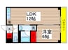 リヴェール臼井 1LDKの間取り