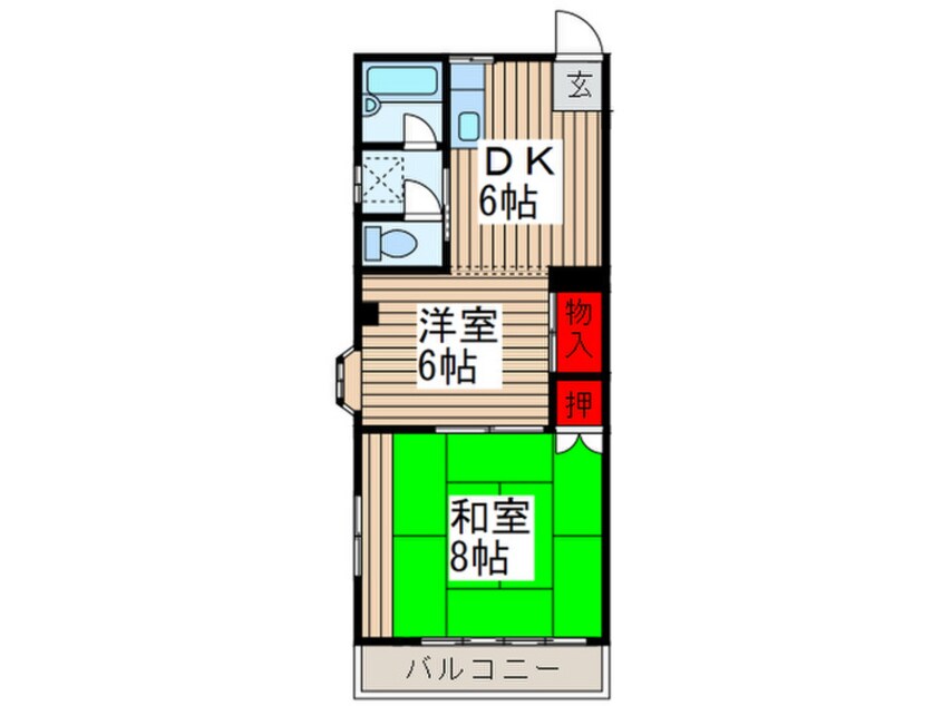 間取図 オリ－ブ