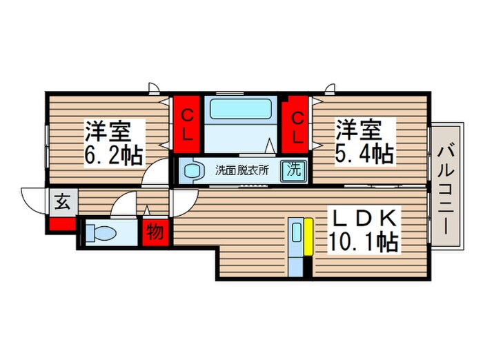 間取り図 ブリランテＡ