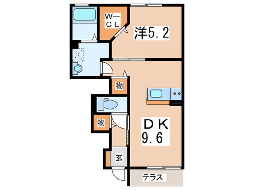 間取図 ソレアード