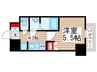 グラード新所沢 1Kの間取り