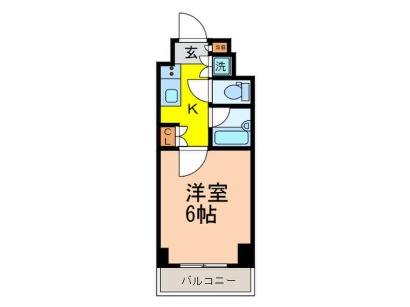 間取図 ルーブル西早稲田弐番館