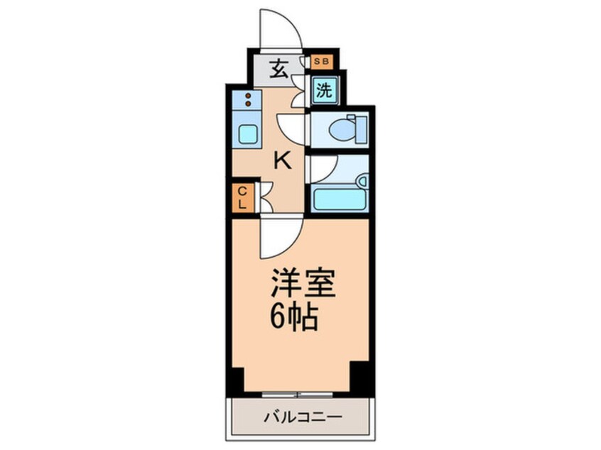 間取図 ルーブル西早稲田弐番館