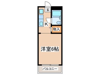 間取図 ビューハイツ富士