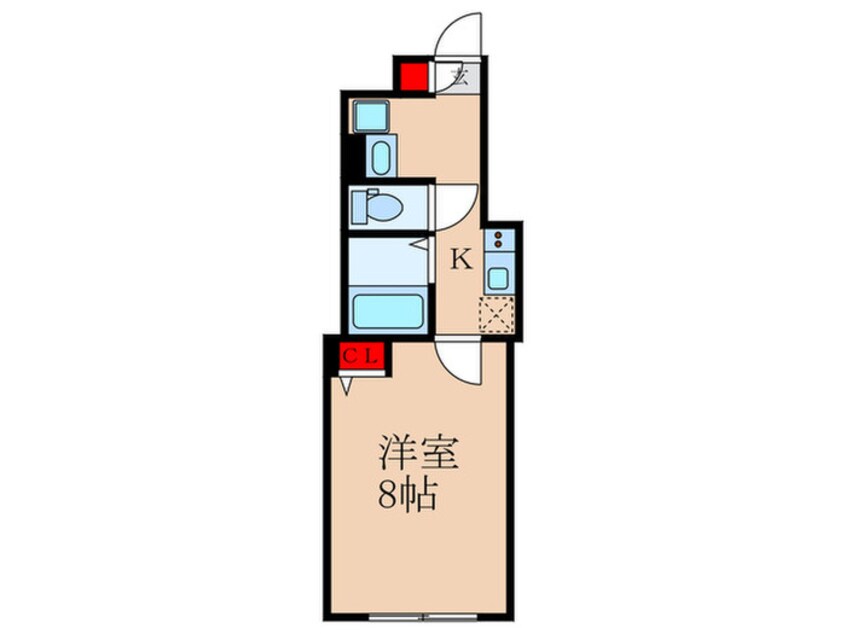 間取図 プラティーク中野ウエスト