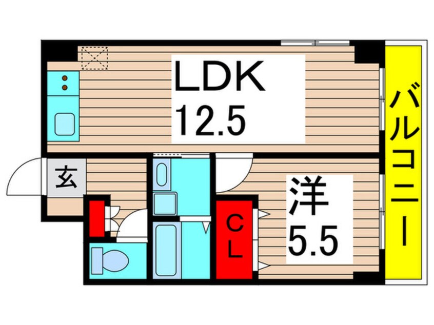 間取図 ロイヤルパレス綾瀬