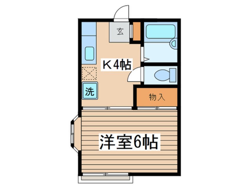 間取図 ミツフジハイツ