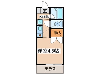 間取図 Ｃｈｅｃｋｅｒｂｅｒｒｙ(東)