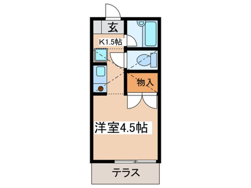 間取図 Ｃｈｅｃｋｅｒｂｅｒｒｙ(東)