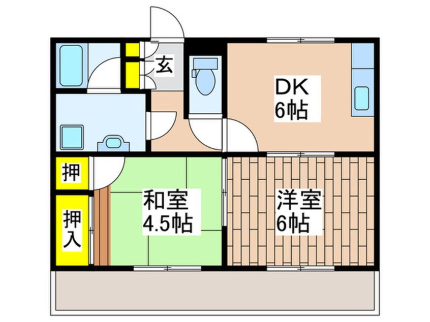 間取図 プレアデス