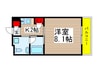 SEASCAPE千葉みなと 1Kの間取り