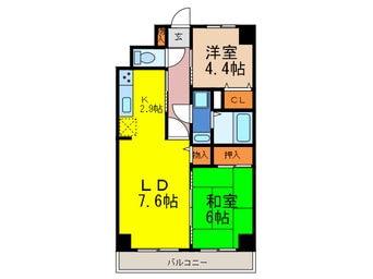 間取図 ロイヤルプラザ浅草（804）
