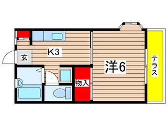 間取図 白菊ハイツＣ