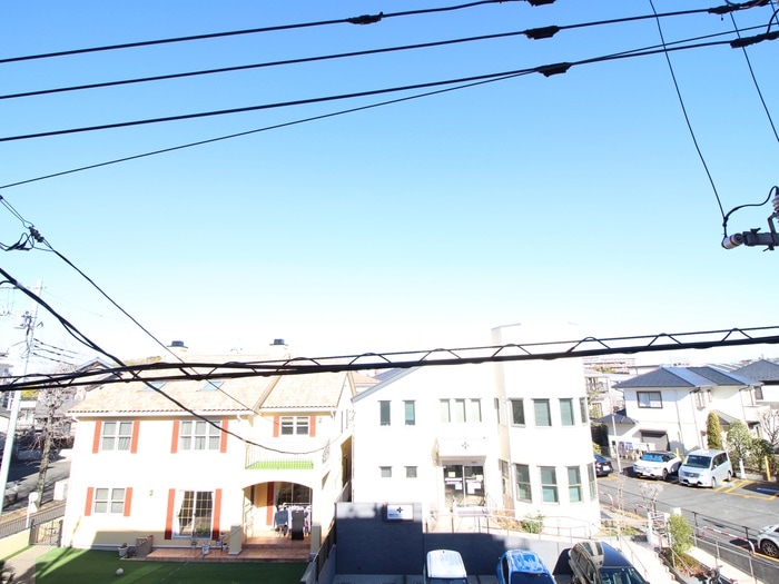 室内からの展望 仲町台フェニックスコ－ト