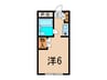 シティアビタ溝の口Ⅱ－Ｂ 1Rの間取り