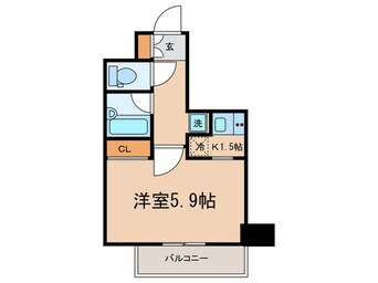 間取図 文京春日ﾌﾟﾗｯﾂ605