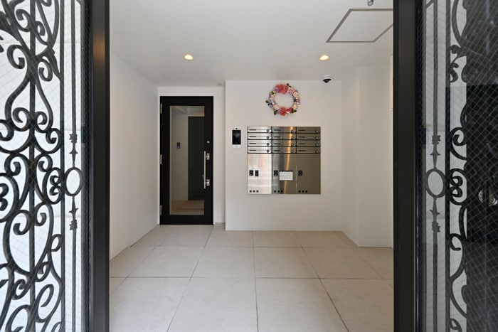 エントランス部分 アムス早稲田