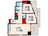 GENOVIA瑞江 2LDKの間取り