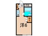 シティアビタ溝の口Ⅱ－Ｃ 1Rの間取り