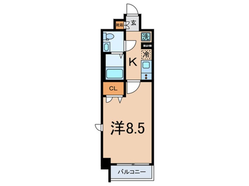 間取図 メイクスデザイン池袋EAST