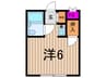 シティアビタ溝の口Ⅰ 1Rの間取り