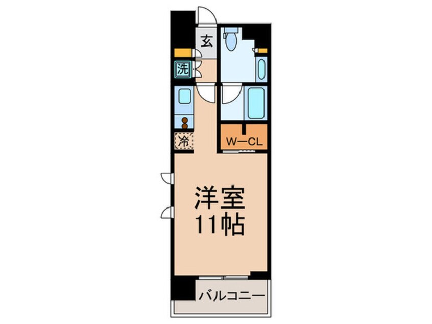 間取図 カスタリア大森