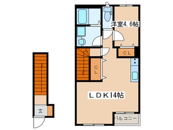 間取図 パピヨン・シャルム