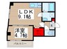 グラントレス松戸 1LDKの間取り