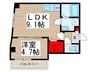グラントレス松戸 1LDKの間取り