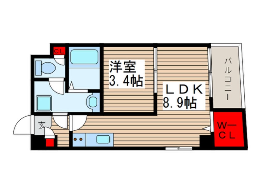 間取図 グラントレス松戸