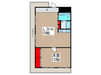 間取図 大宮吉敷町スカイハイツ(101)
