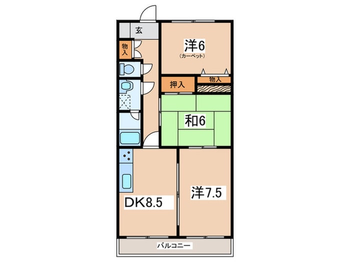 間取り図 メゾンクレア