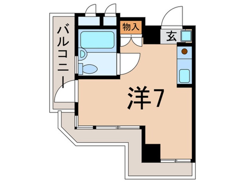 間取図 旭町マンション