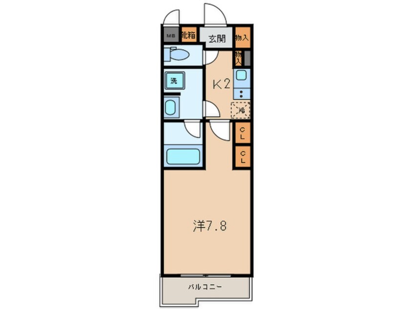 間取図 ルーブル三軒茶屋伍番館