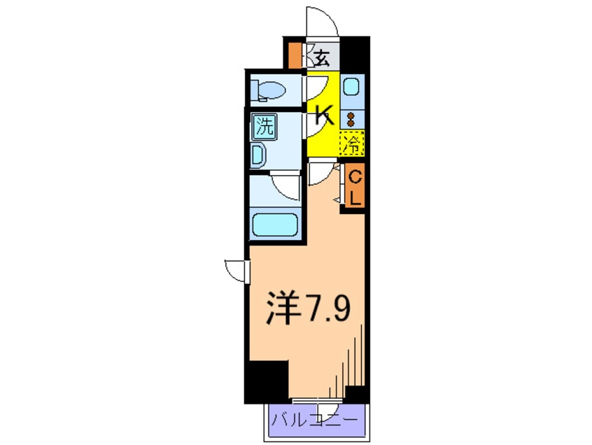 間取図 プライムア－バン白山