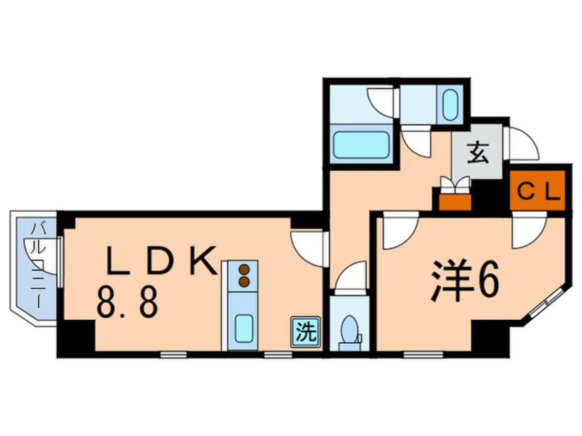 間取図 プライムア－バン白山