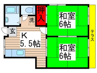 間取図 メゾン・ロワ－ル３号棟