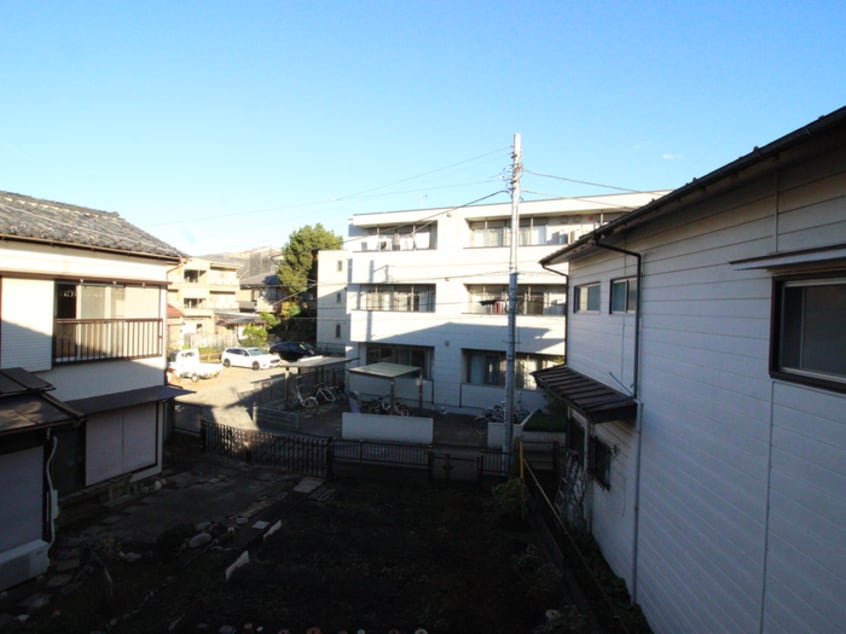 室内からの展望 小山荘