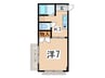 南台グランドマンション 1Kの間取り