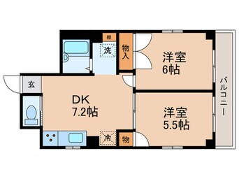 間取図 F.Sビル