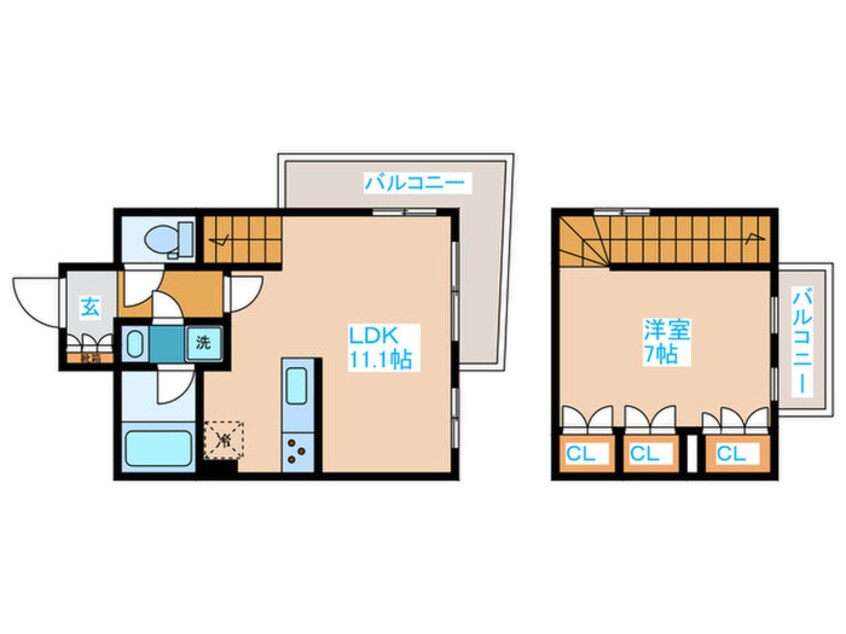 間取図 パークフロント