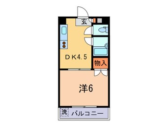 間取図 カ－サ栄