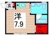 Ｌａ　Ｆｏｎｔｅ 1Rの間取り