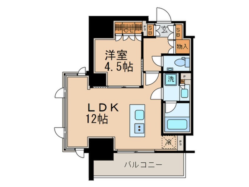 間取図 パークアクシス渋谷神山町