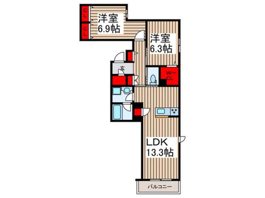 間取図 ゼフィール