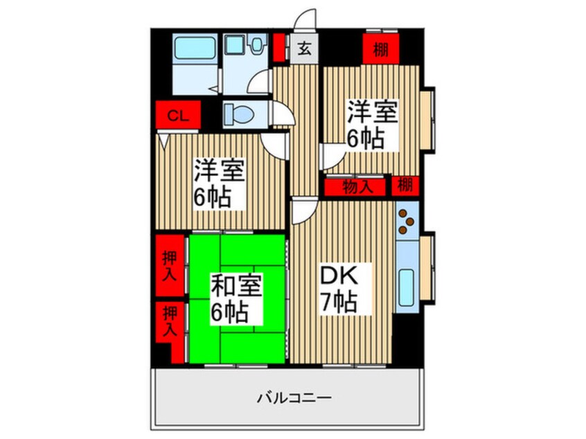 間取図 ピジョン田園