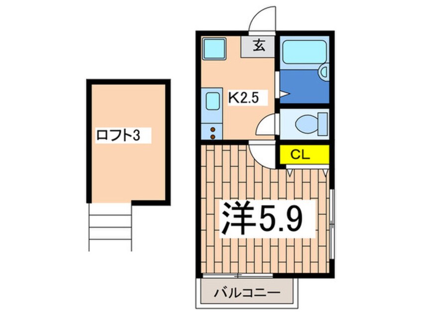 間取図 カルペディエム横浜Ⅰ