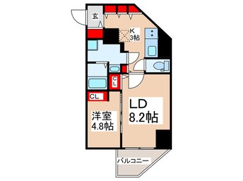 間取図 オープンブルーム入谷