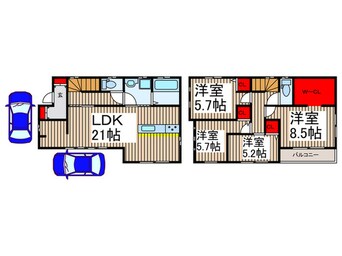 間取図 KIS入間市春日町1期